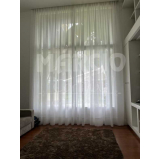 cortina branca para sala preço Tapera