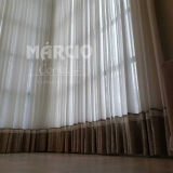 cortina branca para sala valor Araquari